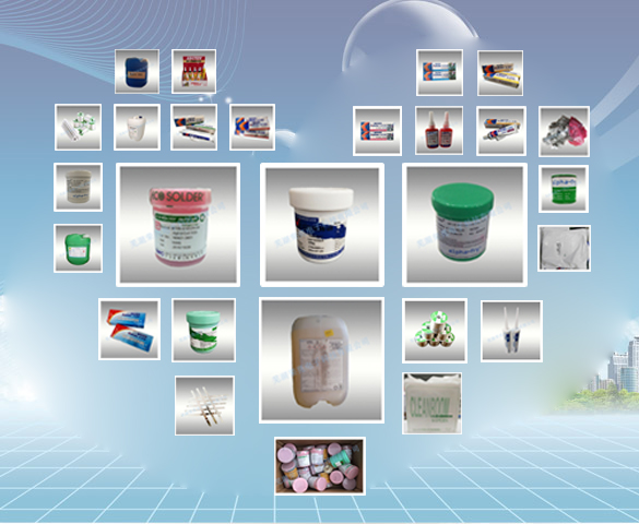 千住錫絲、卡夫特膠水產品展示